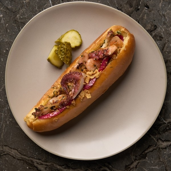 Хот-дог с Осьминогом 